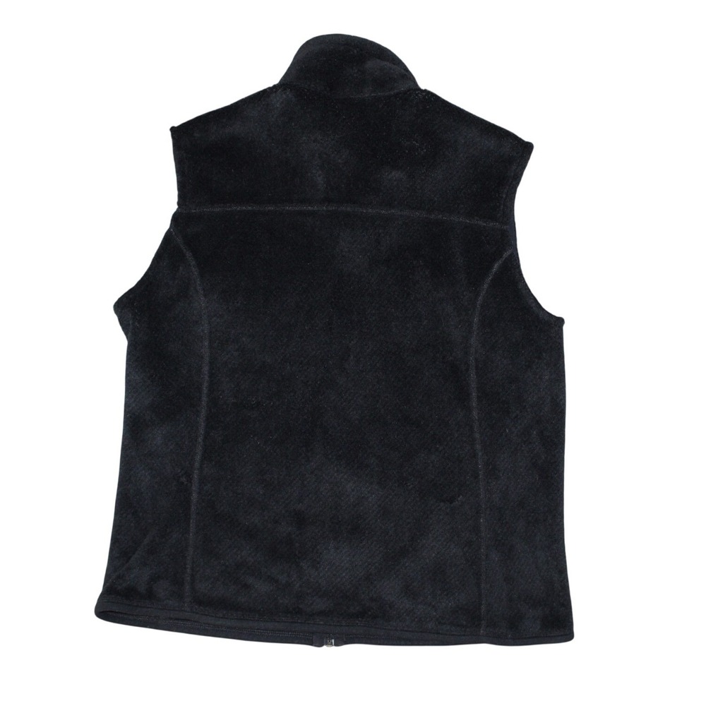 Patagonia Fleece Vest Black Full Zip Outdoor Womens XL - Picture 2 of 7